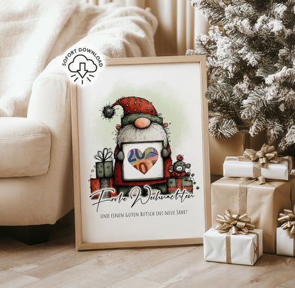 Wichtel Geldgeschenk Weihnachten