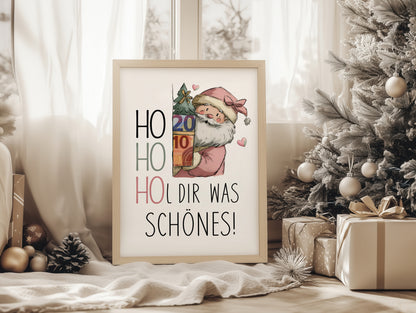 HO HO HOL dir was Schönes - Geldgeschenk Weihnachten