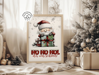 HO HO HOL dir was Schönes - Geldgeschenk Weihnachten digitaler Download