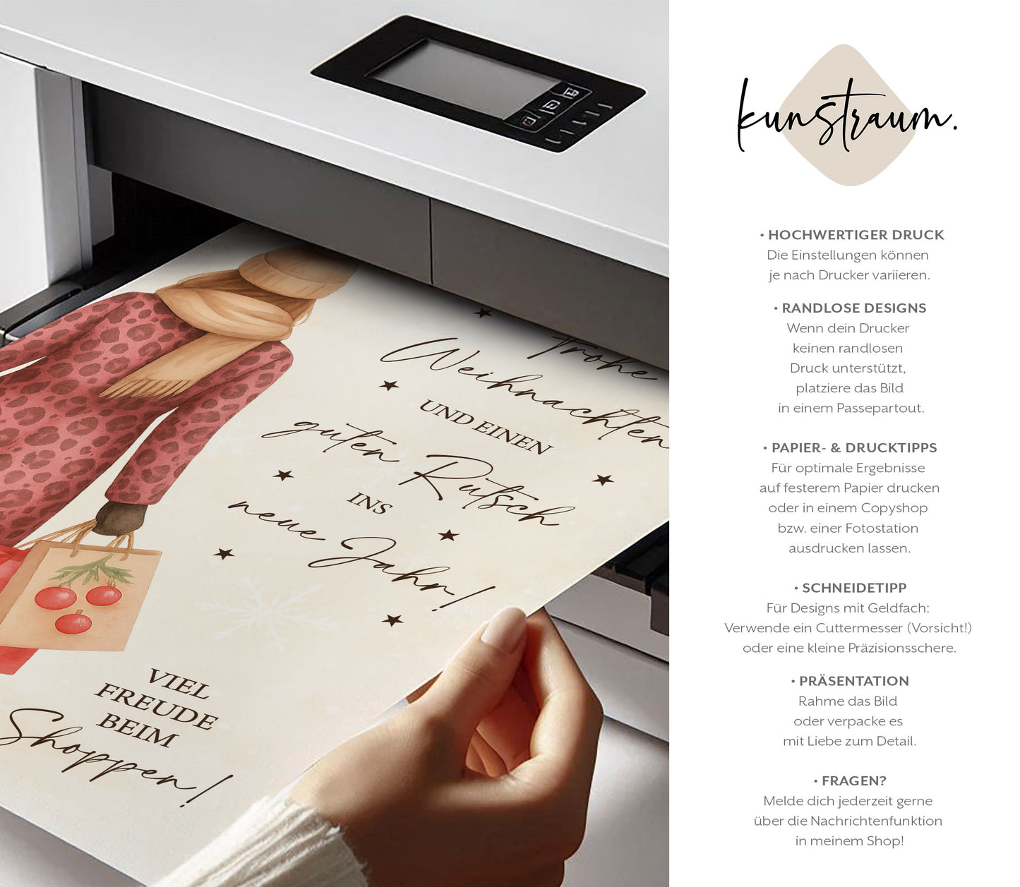 Shopping Geldgeschenk Weihnachten | Weihnachtsgeschenk