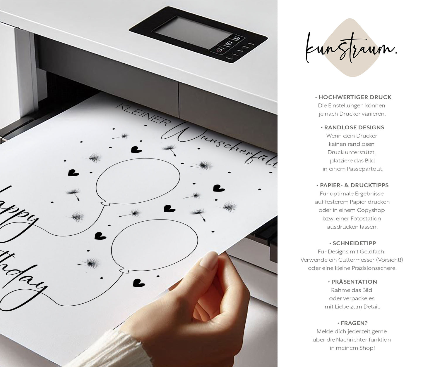 Geldgeschenk zum Geburtstag | Last-Minute Geschenk | Geburtstagsgeschenk Digitaler Download PDF