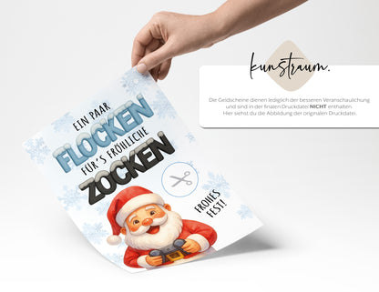 Frohes ZOCKEN - Geldgeschenk Weihnachten