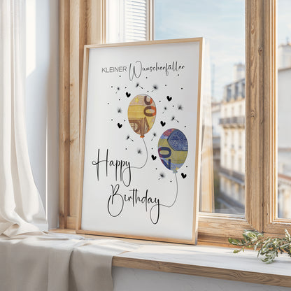 Geldgeschenk zum Geburtstag | Last-Minute Geschenk | Geburtstagsgeschenk Digitaler Download PDF