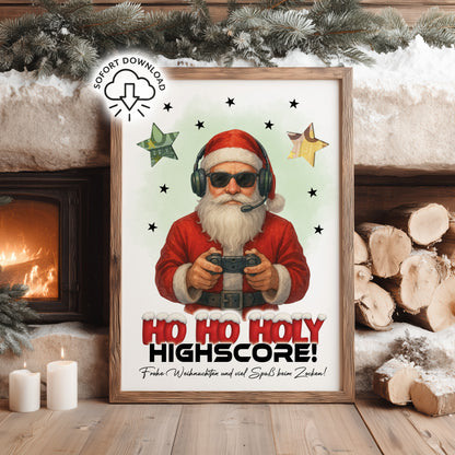 HO HO HOLY Highscore - Geldgeschenk Weihnachten