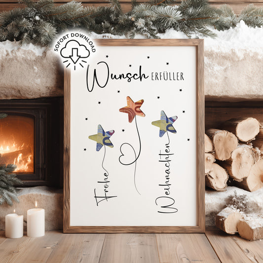 Wunscherfüller - Geldgeschenk Weihnachten | Weihnachtsgeschenk