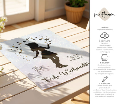 Geldgeschenk Weihnachten | Weihnachtsgeschenk Kleid