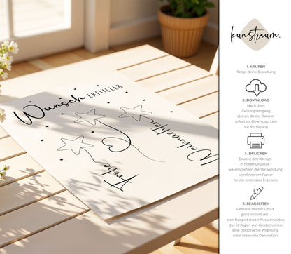 Wunscherfüller - Geldgeschenk Weihnachten | Weihnachtsgeschenk