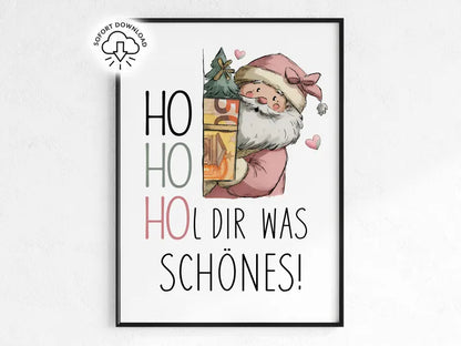HO HO HOL dir was Schönes - Geldgeschenk Weihnachten